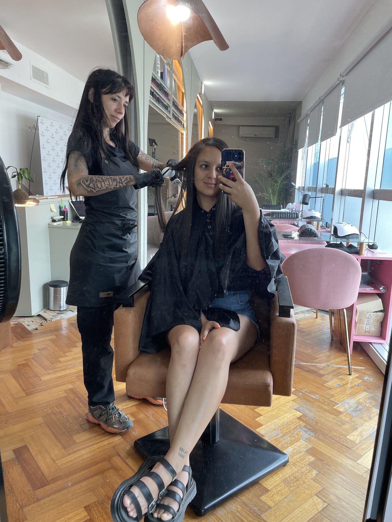 Color de cabello realizado en Carolina Quiroga Beauty penthouse